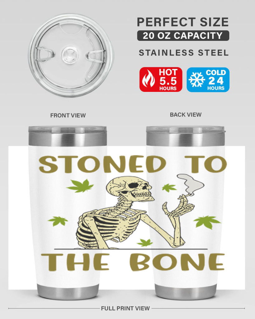 stones to the bone 264#- marijuana- Tumbler