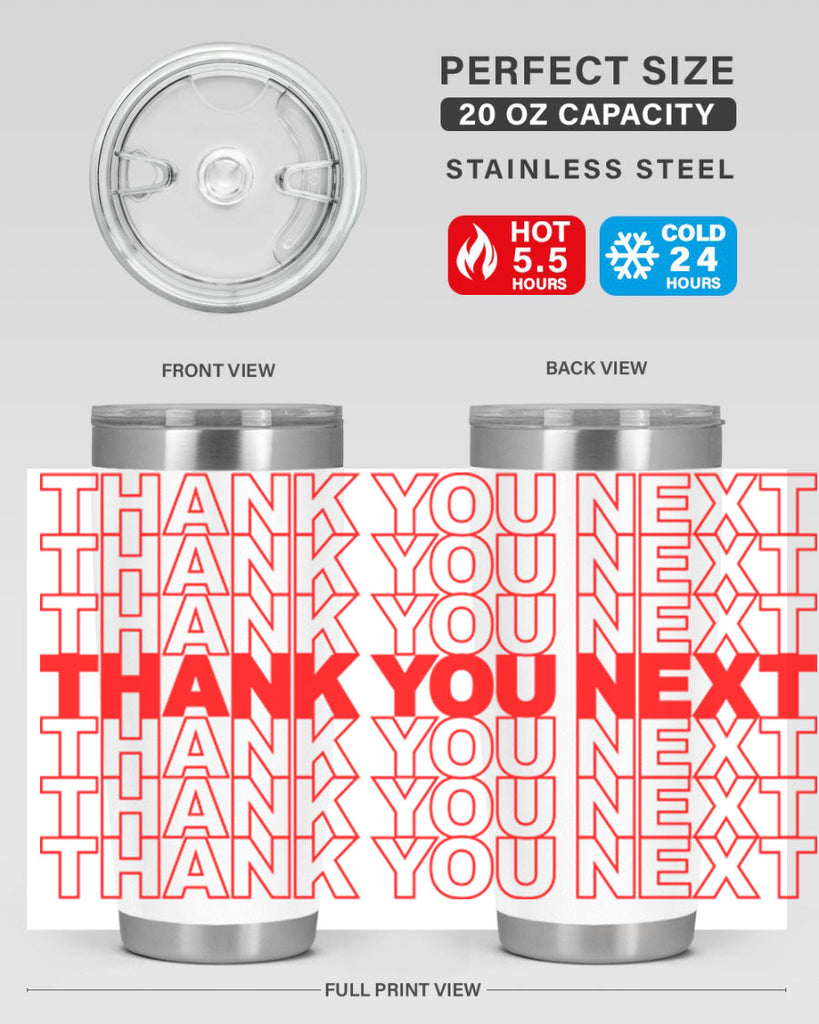 thank you next 22#- black words phrases- Cotton Tank