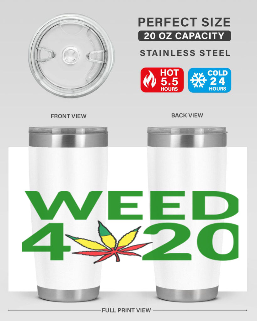 weed 420 cannabis 281#- marijuana- Tumbler