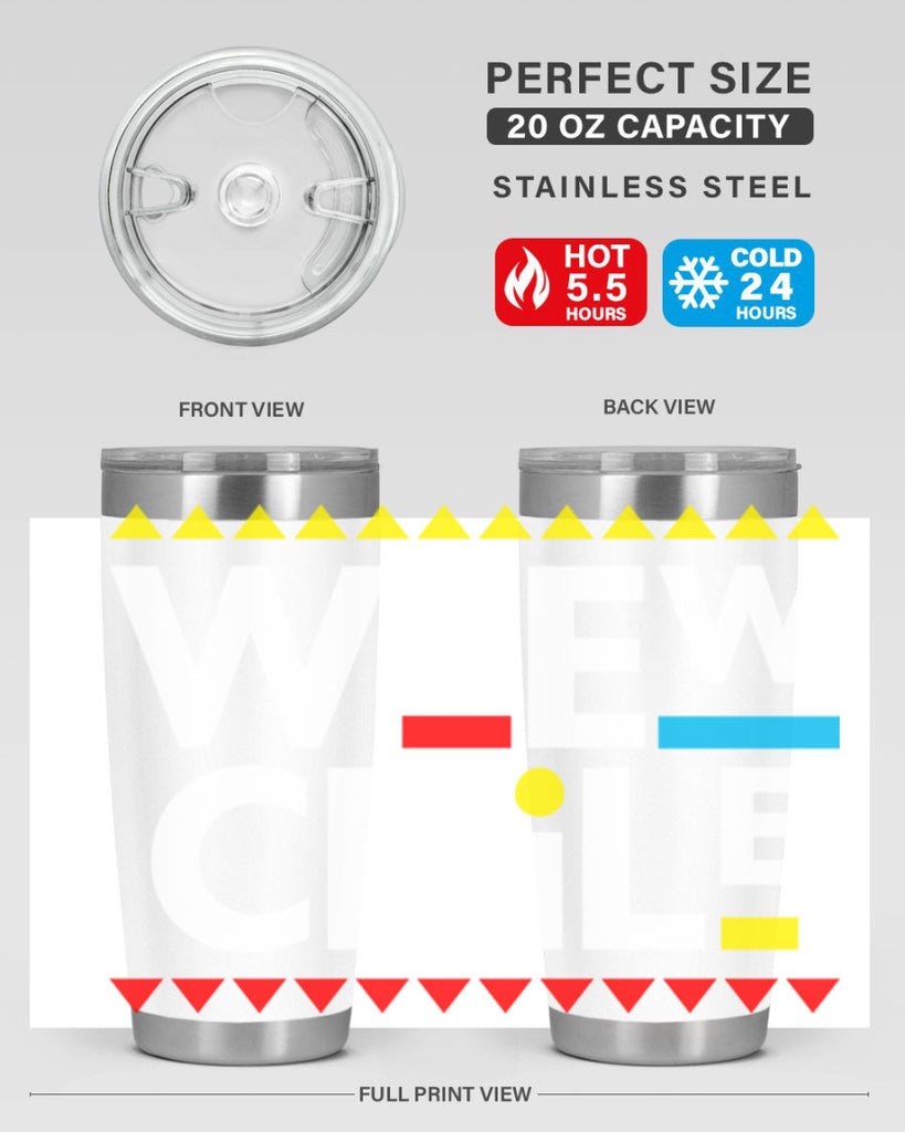 whew chile 11#- black words phrases- Cotton Tank