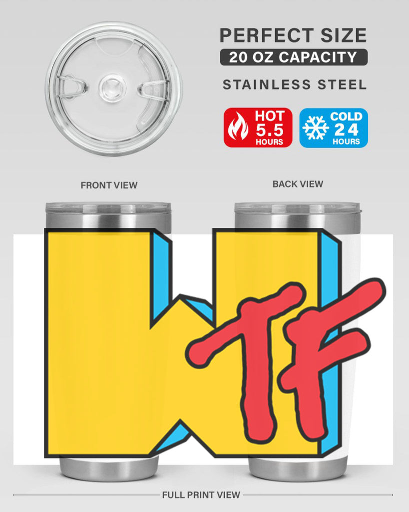 wtf 8#- black words phrases- Cotton Tank