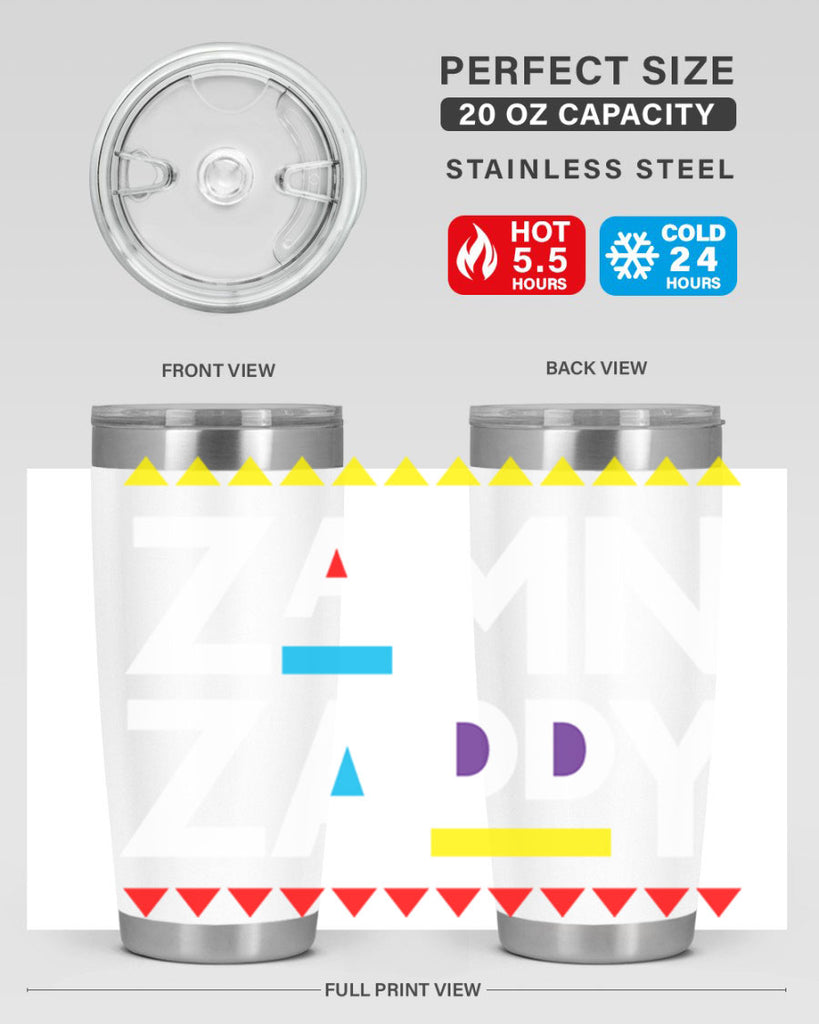 zamn zaddy 1#- black words phrases- Cotton Tank