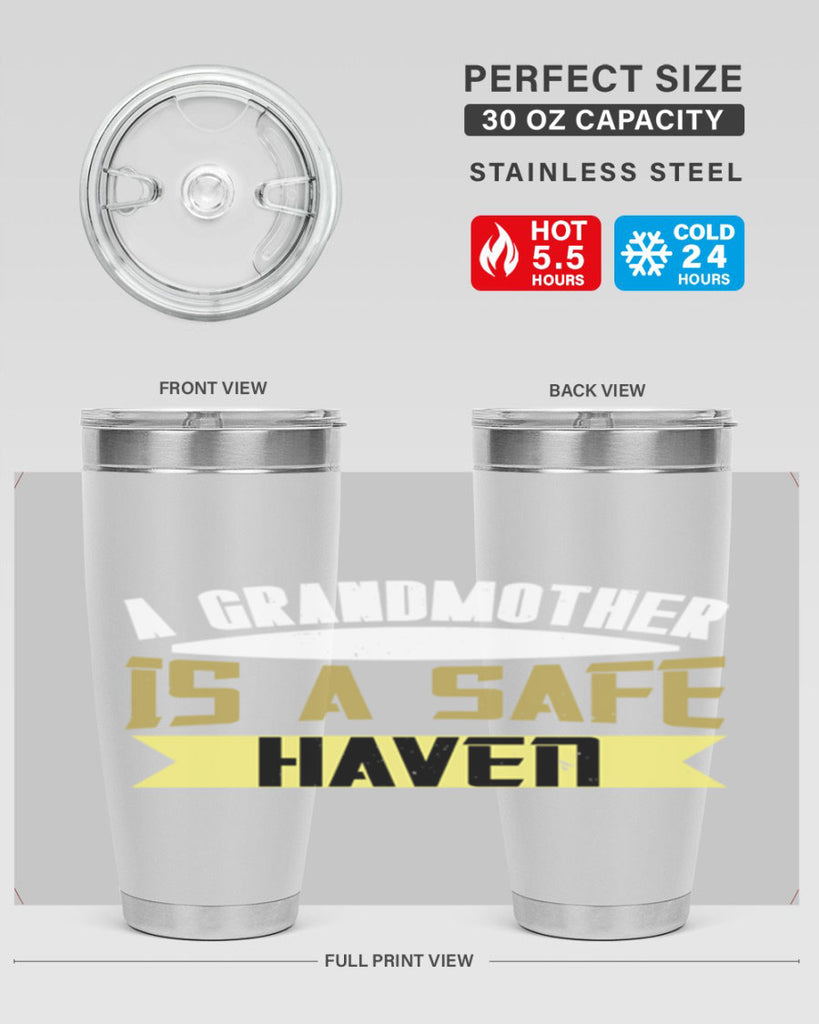 A Grandmother is a safe 41#- grandma - nana- Tumbler