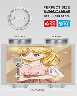 Beautiful girl singing in the studio 32#- anime- Tumbler