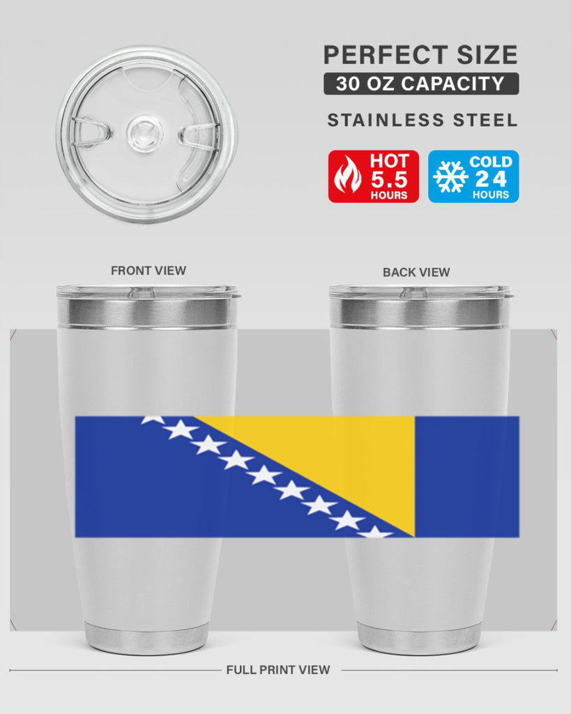Bosnia and Herzegovina 176#- world flags- Tumbler