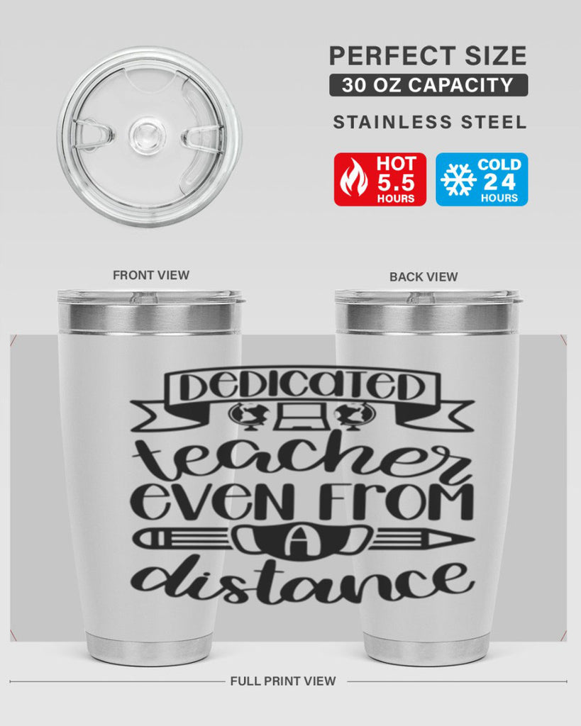 Dedicated Teacher Even Style 80#- teacher- tumbler