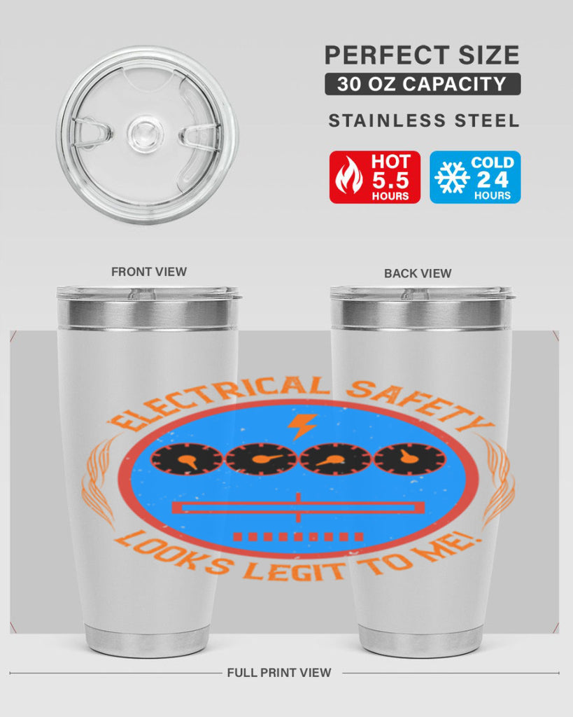 Electrical safety looks legit to me Style 57#- electrician- tumbler