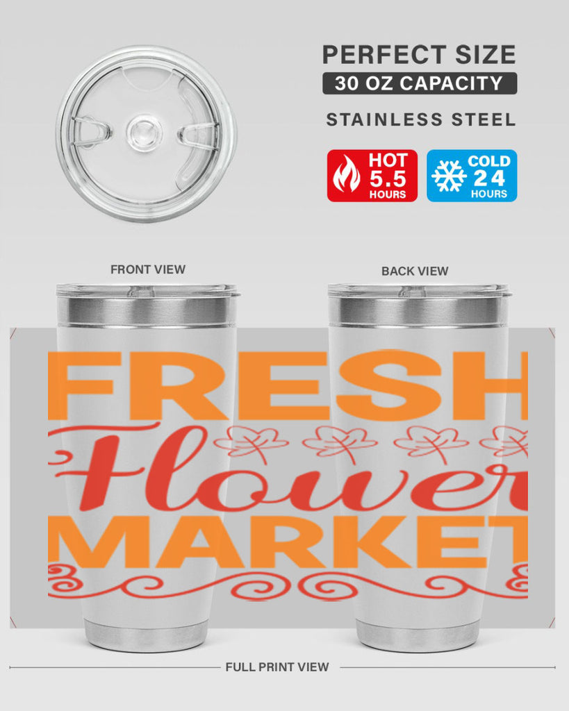 Fresh flower market 143#- spring- Tumbler