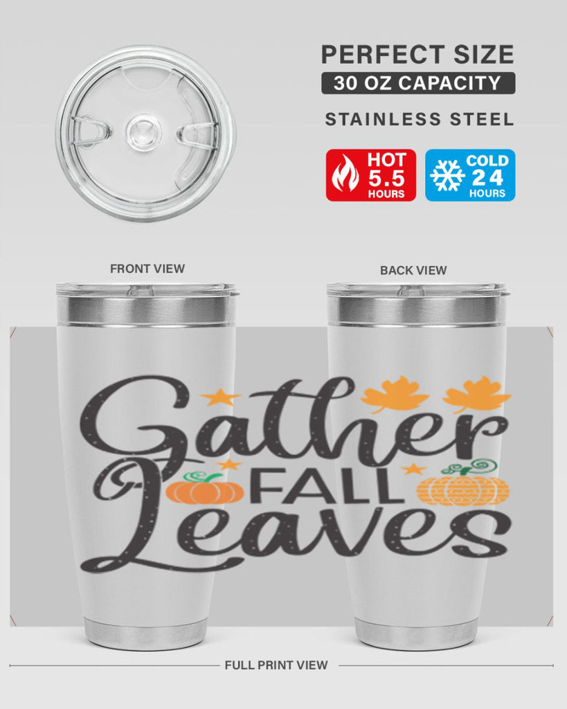 Gatherfallleaves 189#- fall- Tumbler