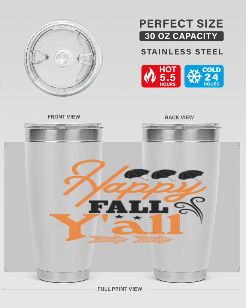 Happy Fall Yall 234#- fall- Tumbler
