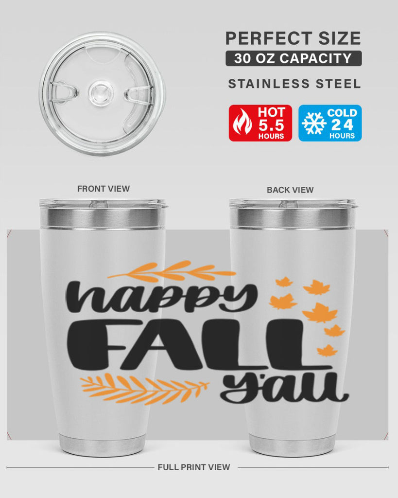 Happy Fall Yall 490#- fall- Tumbler