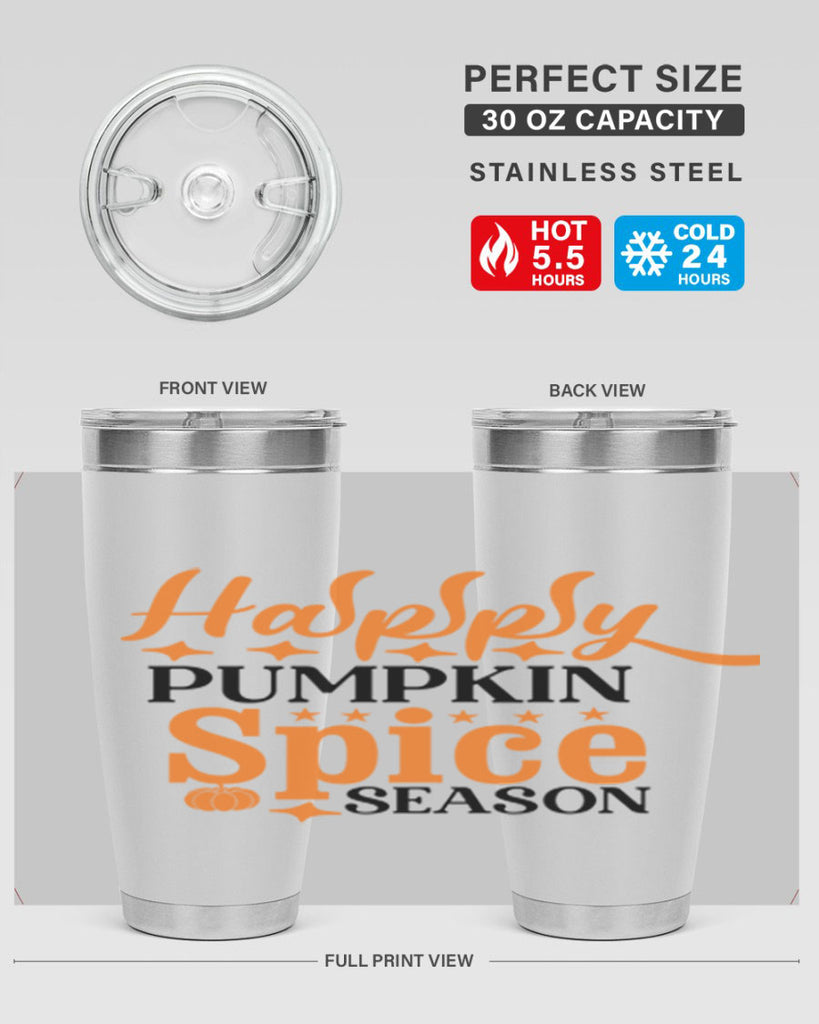 Happy Pumpkin Spice Season 245#- fall- Tumbler