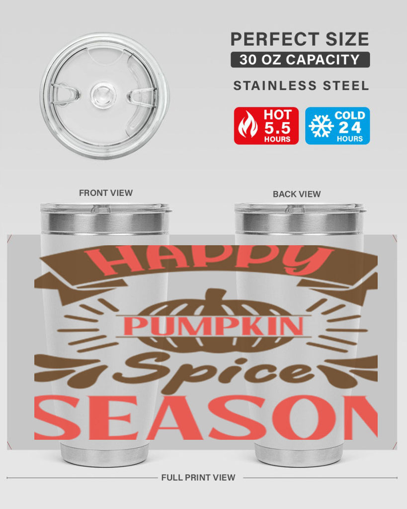 Happy Pumpkin Spice Season 246#- fall- Tumbler
