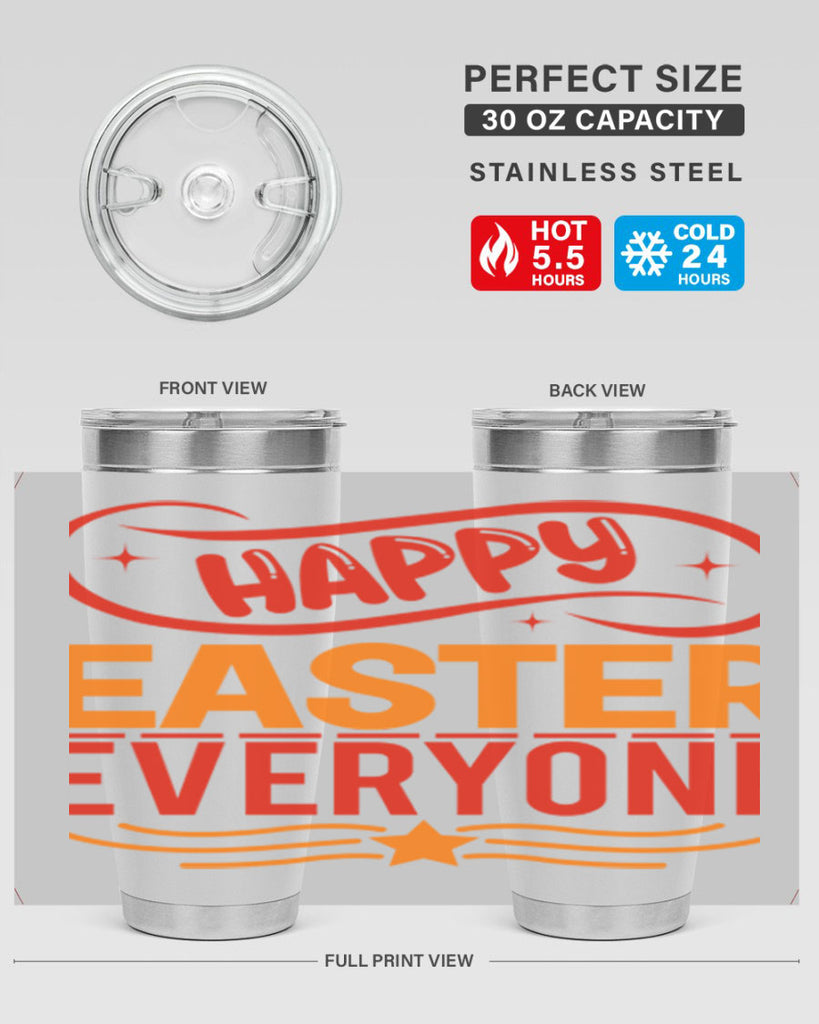 Happy easter everyone 155#- spring- Tumbler