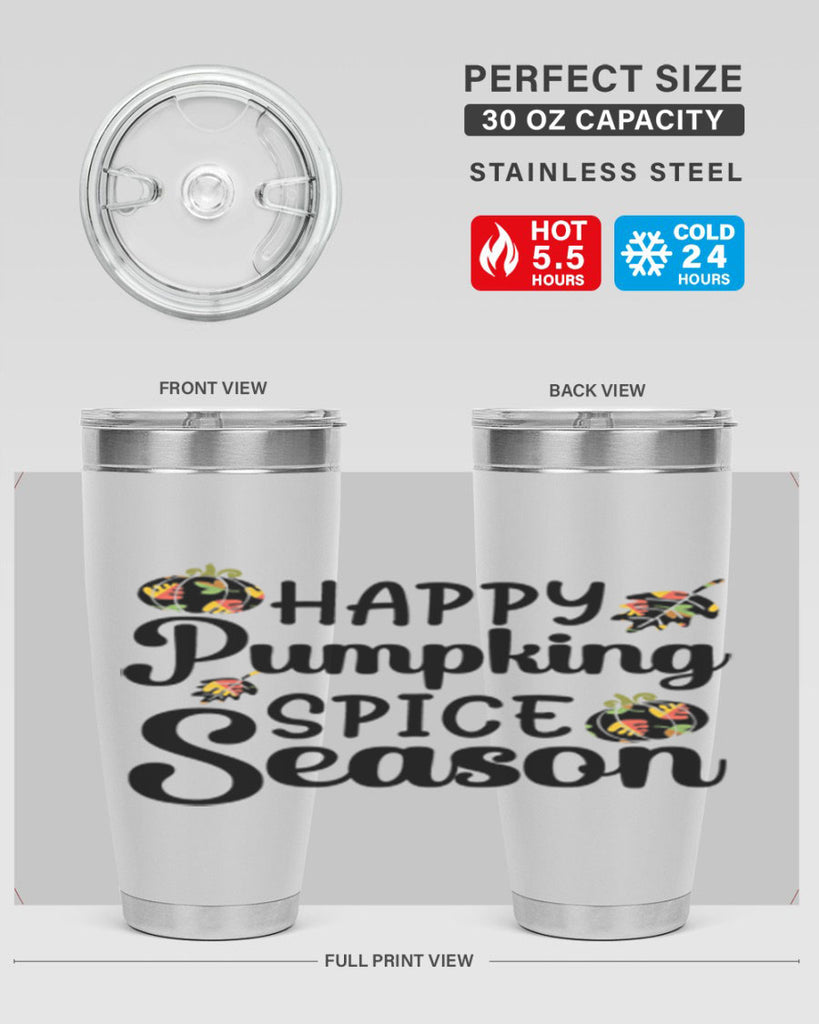 Happypumpkinspiceseason 258#- fall- Tumbler
