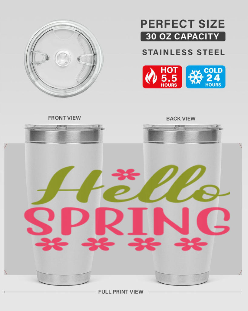Hello Spring 213#- spring- Tumbler