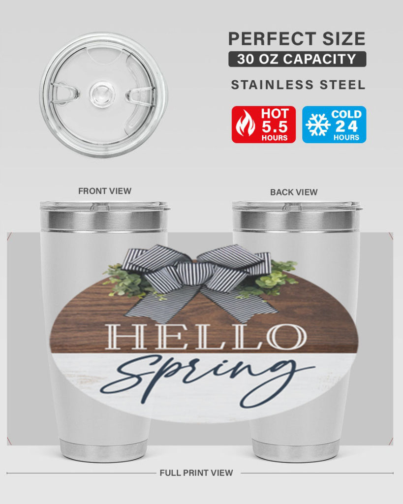 Hello Spring basic Mockup187#- spring- Tumbler