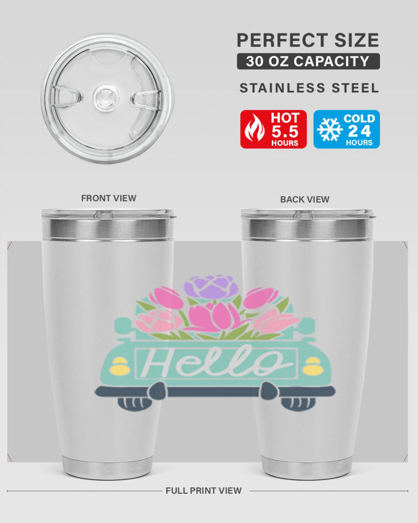 Hello Truck218#- spring- Tumbler