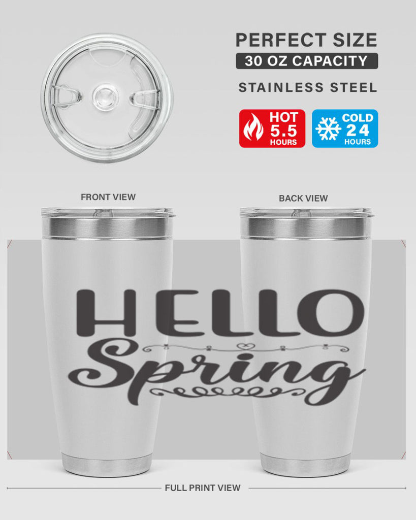 Hello spring 185#- spring- Tumbler
