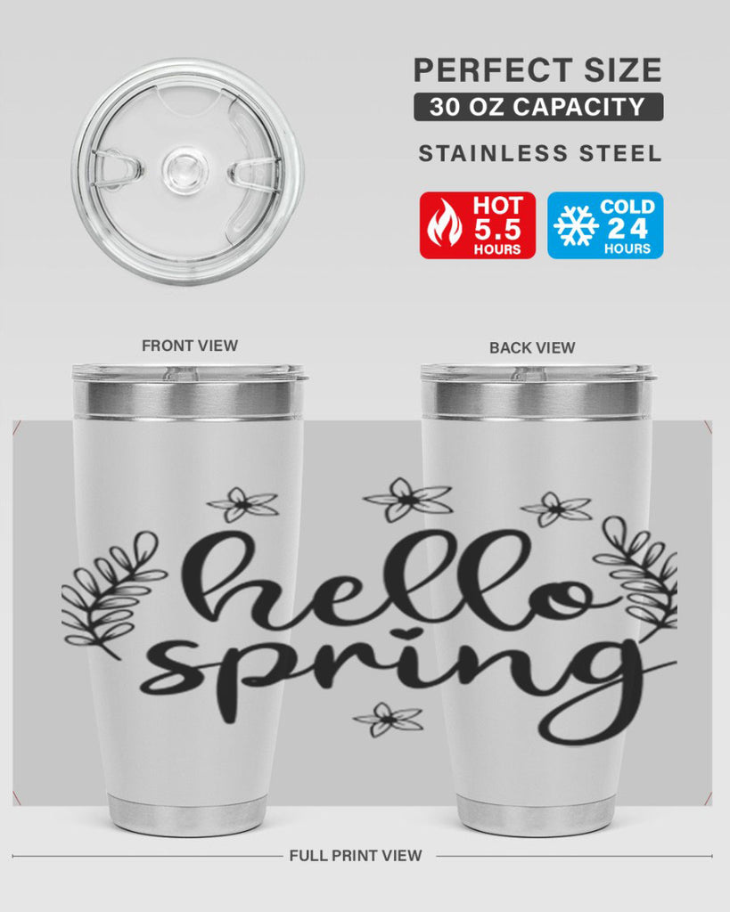 Hello spring design  221#- spring- Tumbler