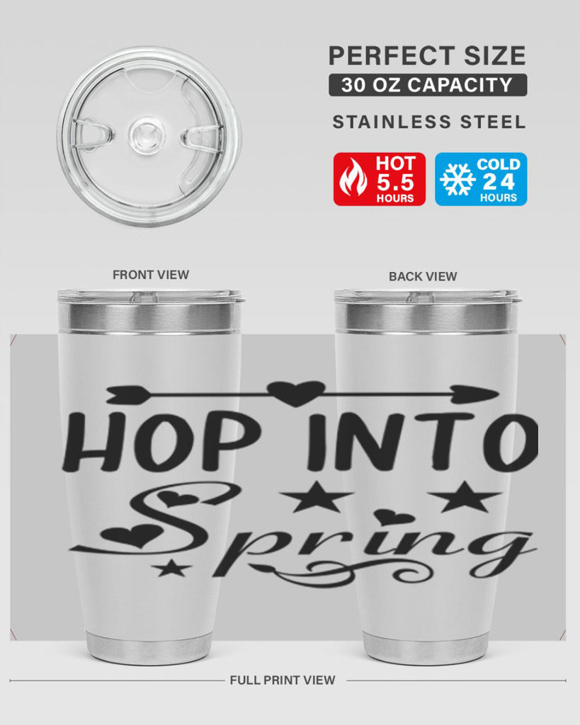 Hop into Spring 249#- spring- Tumbler