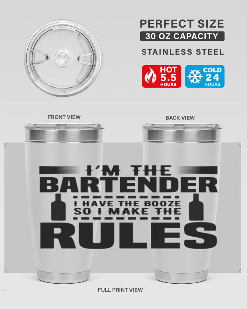 I am the Bartender Style 2#- bartender- tumbler