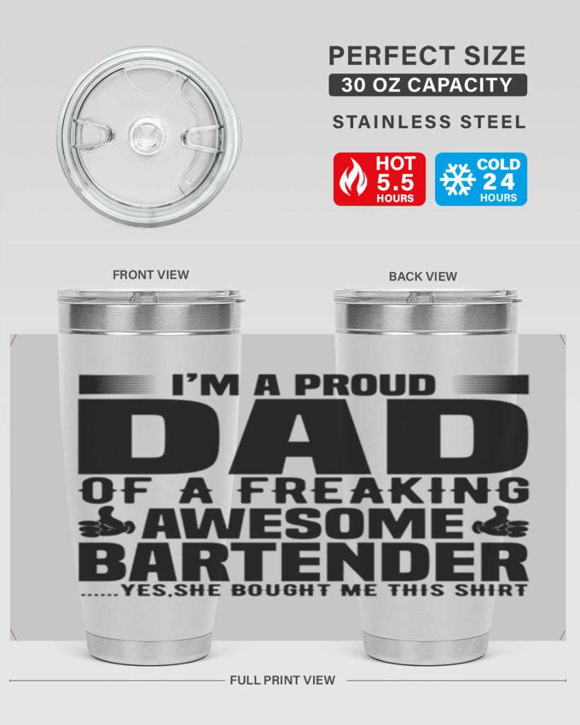 Im a proud dad Style 19#- bartender- tumbler