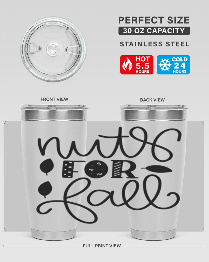 Nuts For Fall 446#- fall- Tumbler