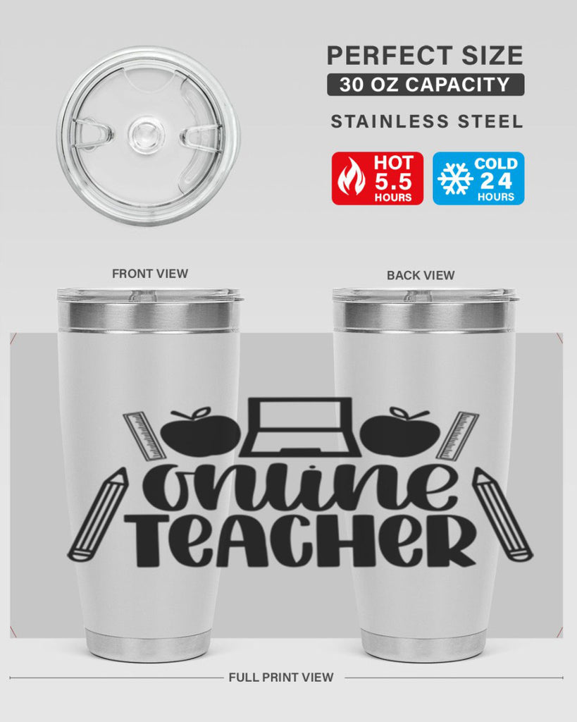 Online Teacher Style 61#- teacher- tumbler