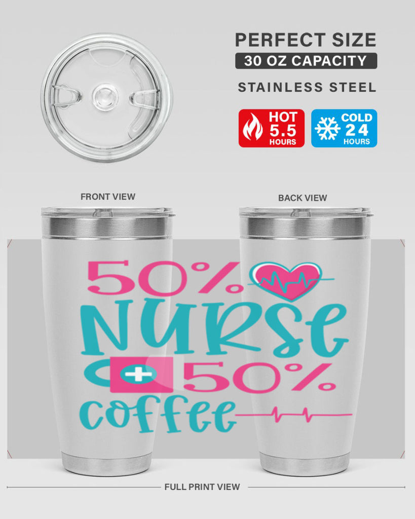Percent Nurse Percent Coffee Style Style 60#- nurse- tumbler