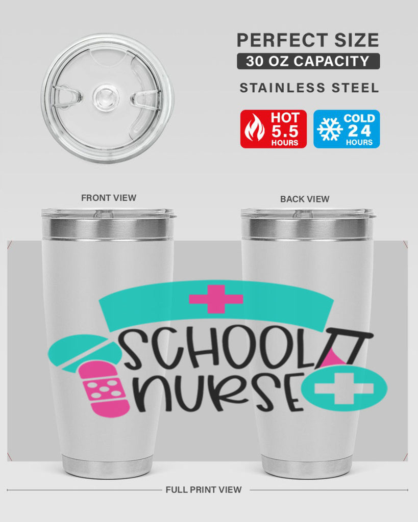 School Nurse Style Style 52#- nurse- tumbler