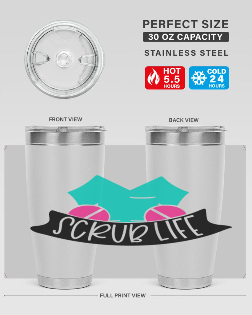 Scrub Life Style Style 45#- nurse- tumbler