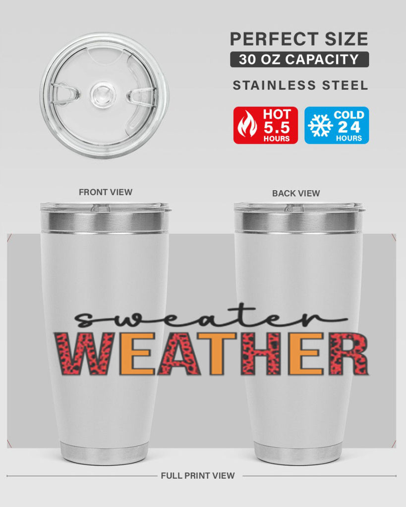 Sweater Weather 587#- fall- Tumbler