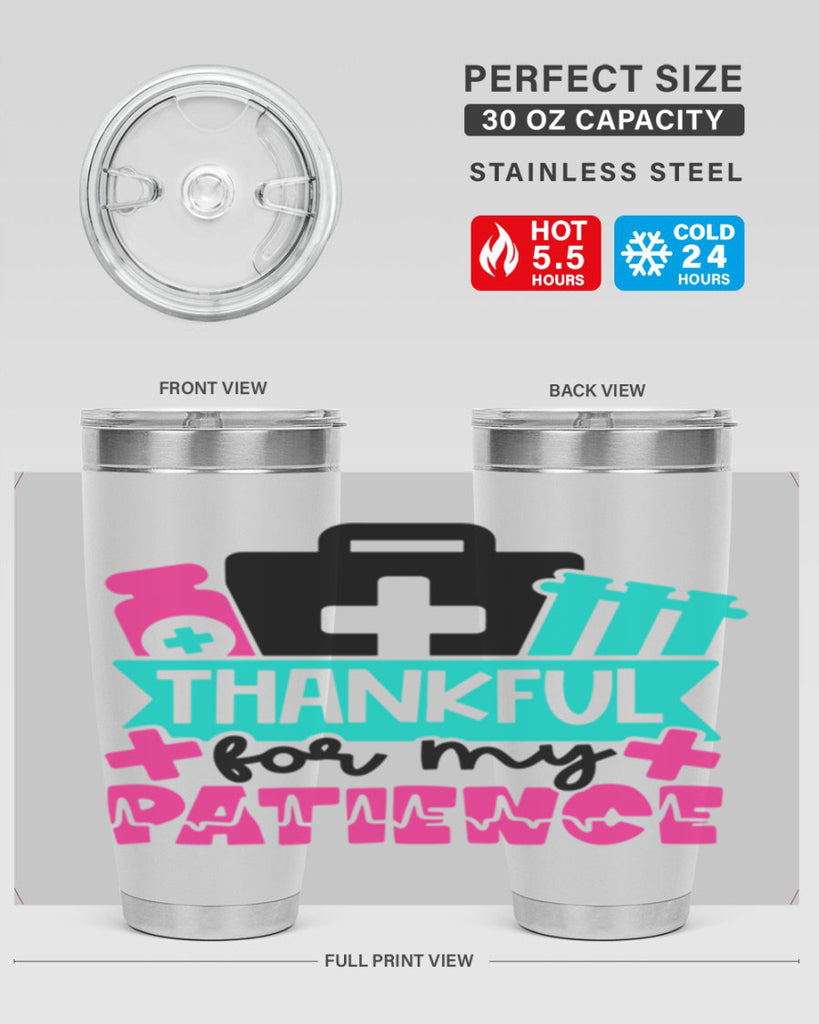 Thankful For My Patience Style Style 22#- nurse- tumbler