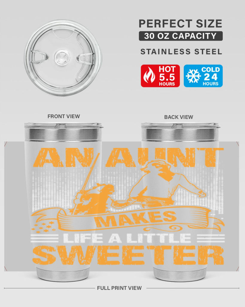 an aunt makes life a little sweeter 5#- mothers day- Tumbler