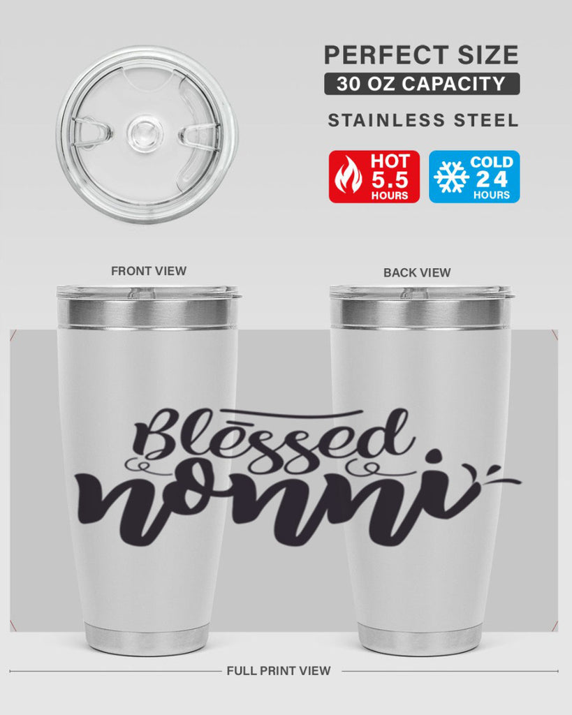 blessed nonni 57#- grandma - nana- Tumbler