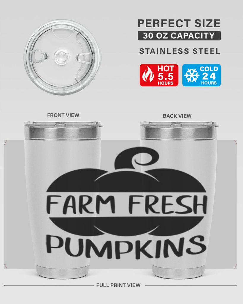 farm fresh pumpkins 174#- fall- Tumbler