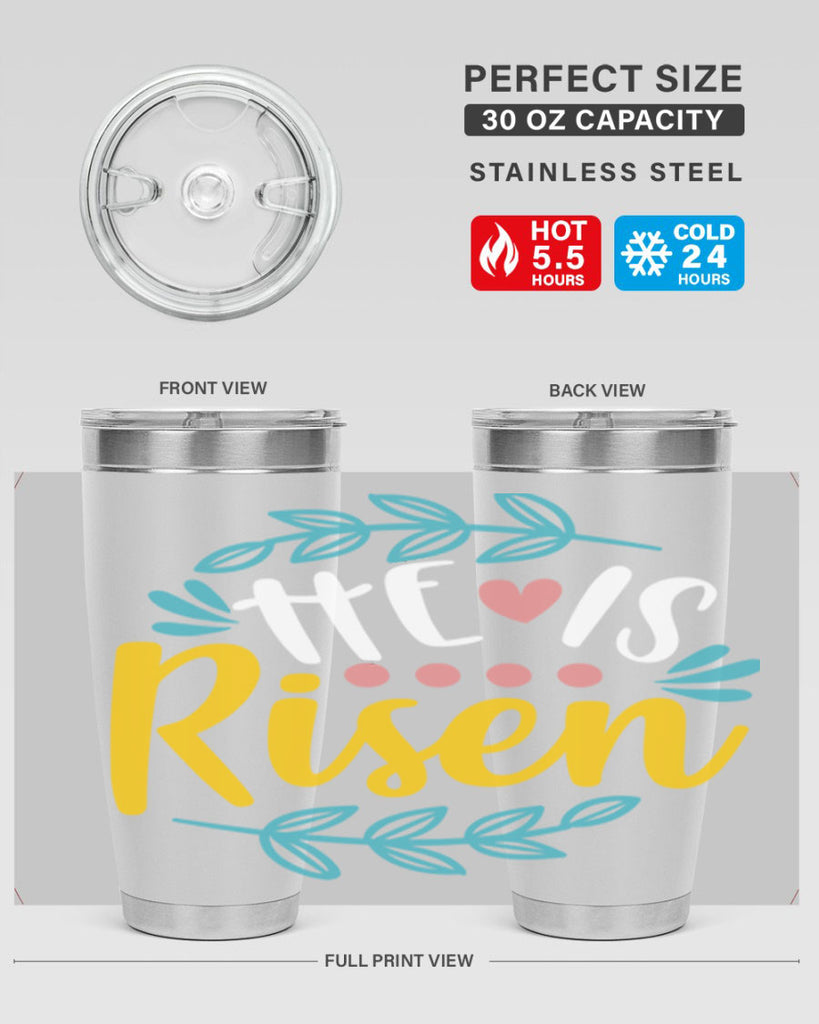 he is risen 78#- easter- Tumbler