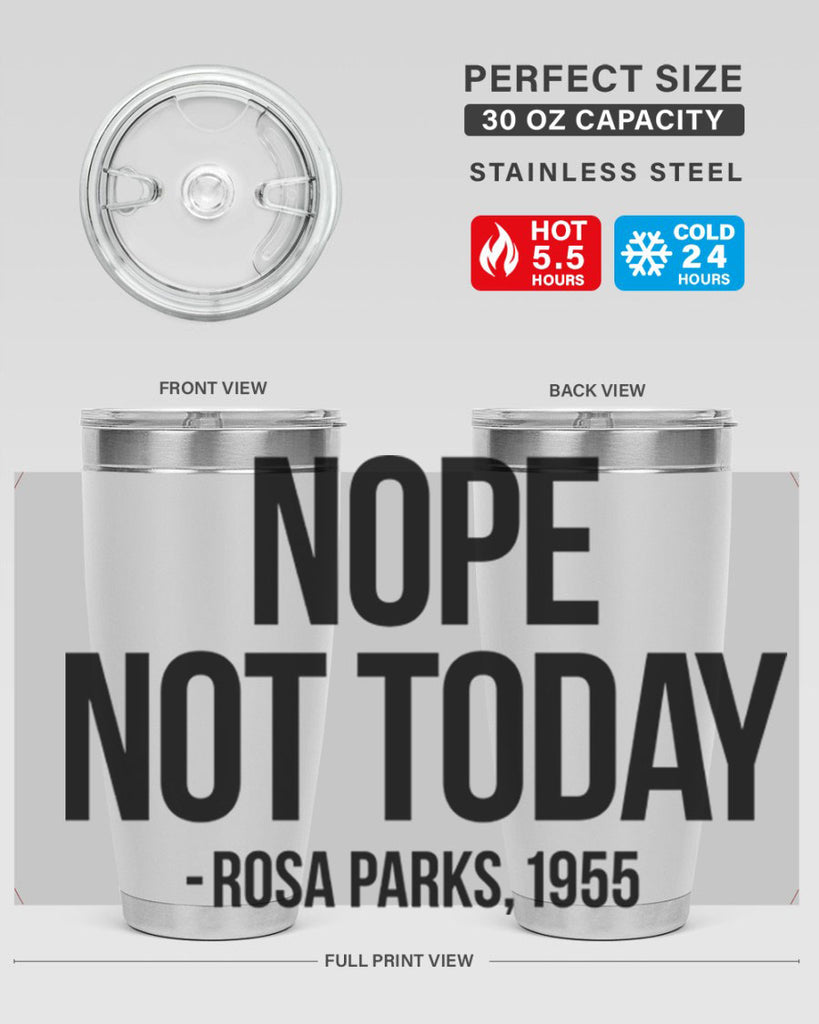 nope not today rosa parks 60#- black words phrases- Cotton Tank