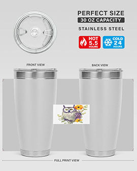 owl 4#- owl- Tumblers