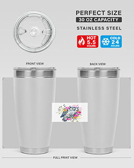 owl 8#- owl- Tumblers