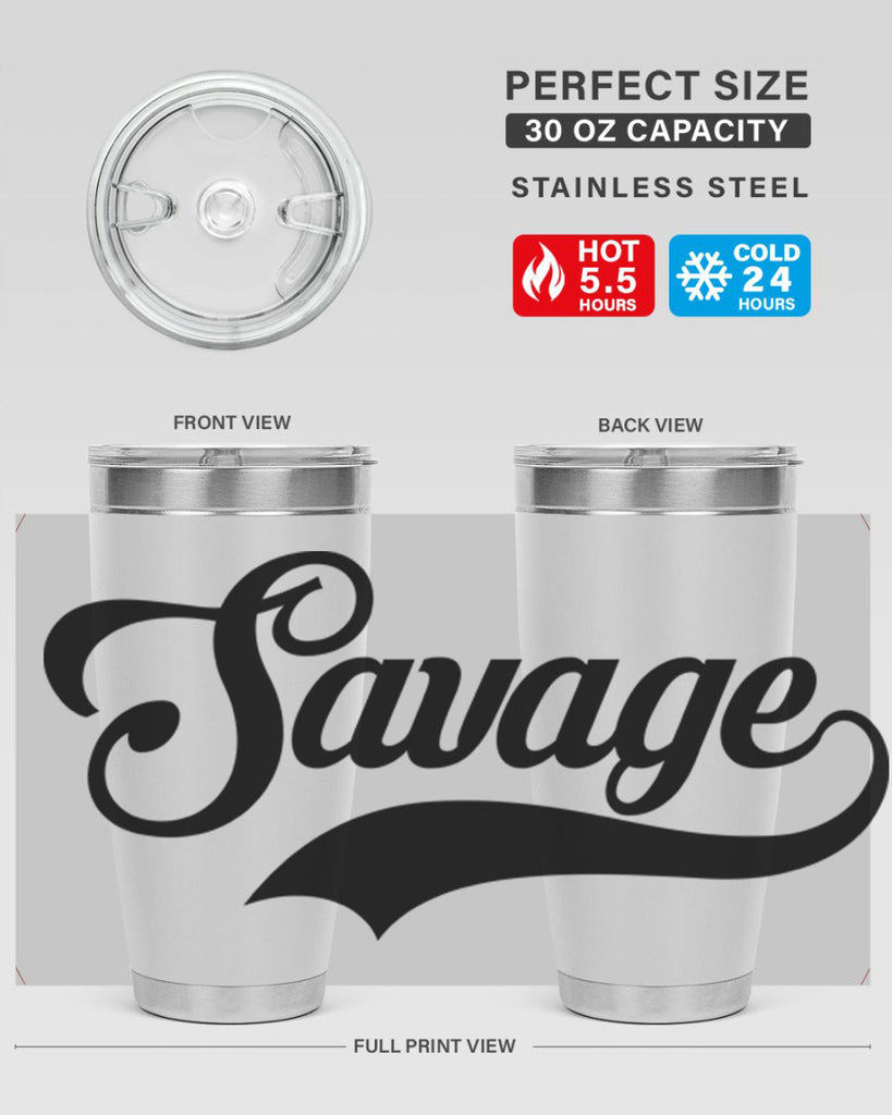 savage script 40#- black words phrases- Cotton Tank