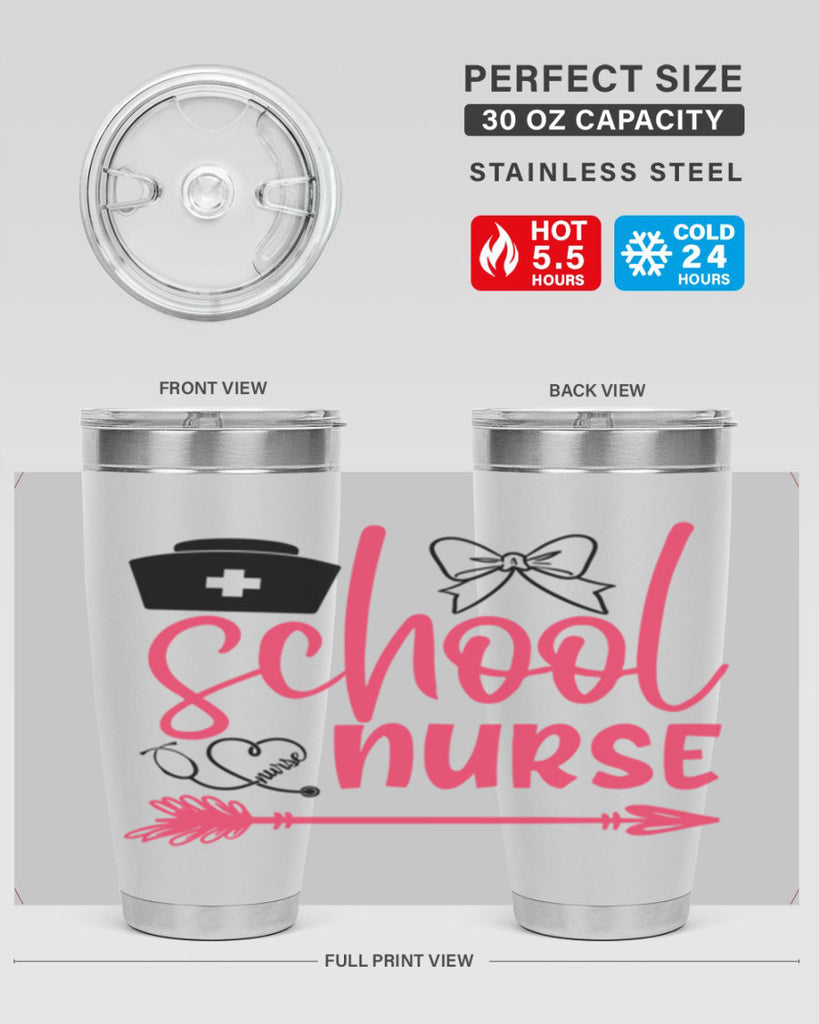 school nurse Style 354#- nurse- tumbler