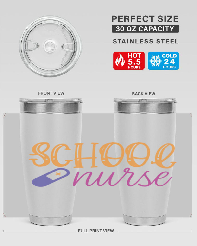 school nurse Style Style 48#- nurse- tumbler