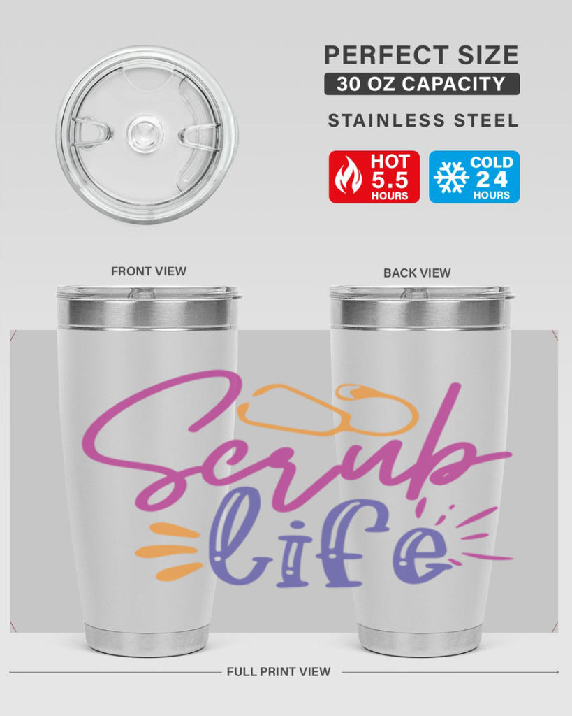 scrub life Style Style 43#- nurse- tumbler