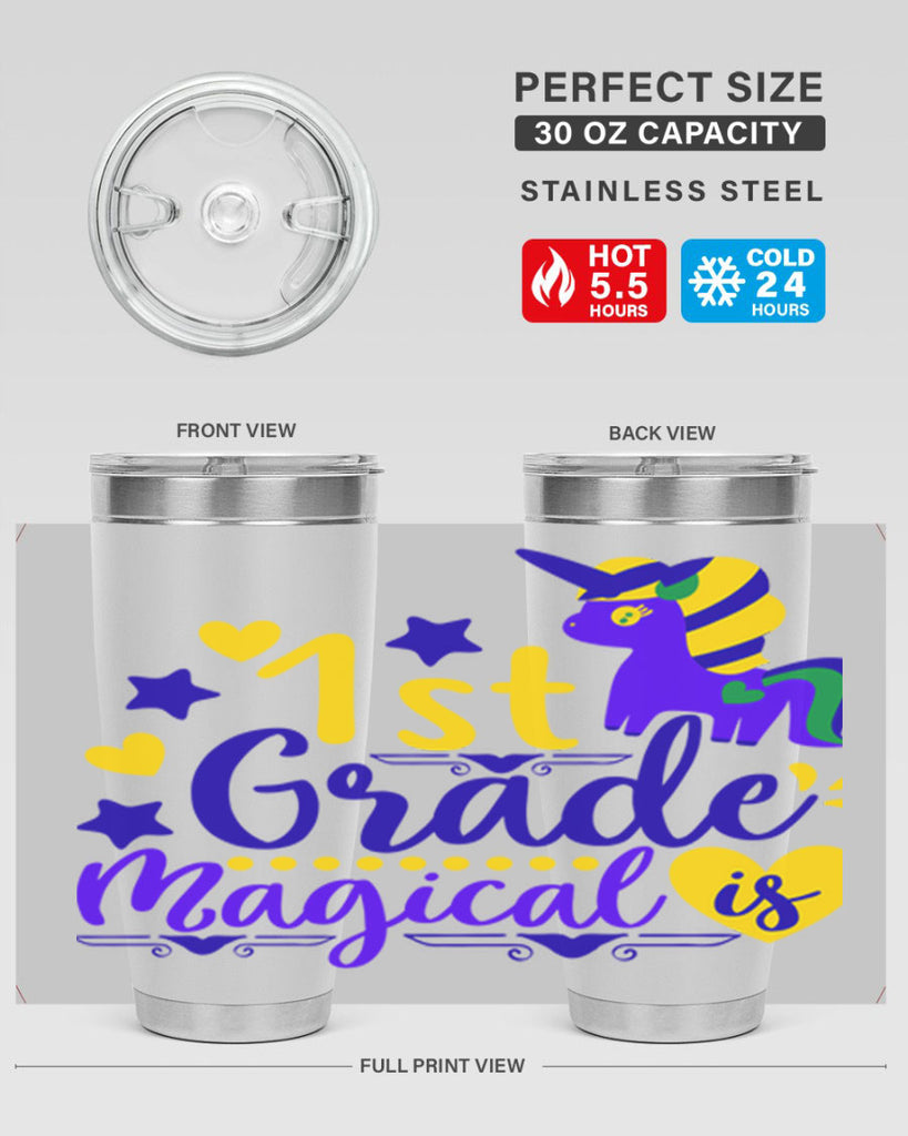 st grade magical 63#- mardi gras- Tumbler