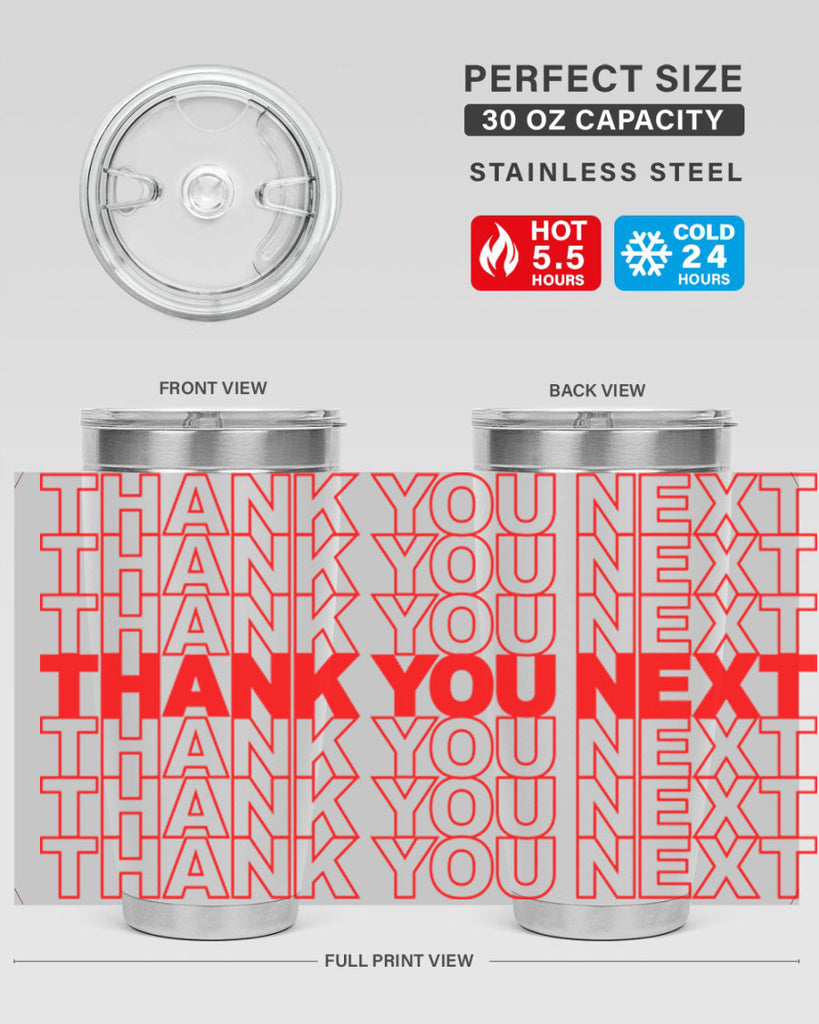 thank you next 22#- black words phrases- Cotton Tank