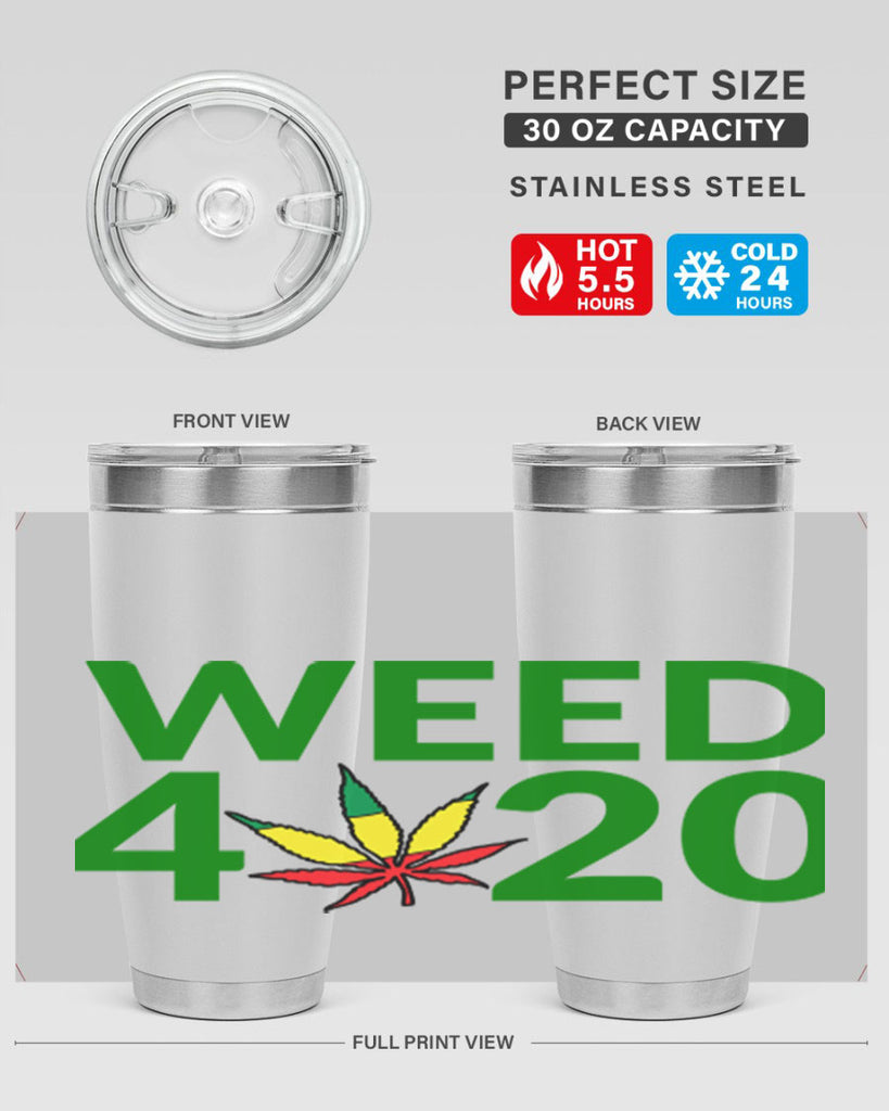 weed 420 cannabis 281#- marijuana- Tumbler