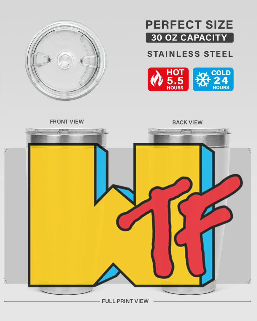 wtf 8#- black words phrases- Cotton Tank