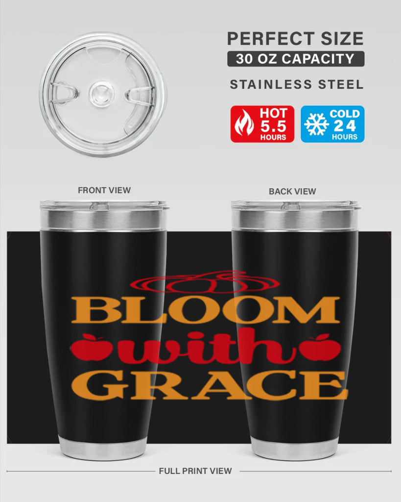 Bloom with grace 82#- spring- Tumbler